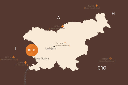 Zemljevid Erzetič